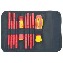 ASS.8 LAME CON IMPUGNATURA IN ASTUCCIO NYLON - ABC UTENSILI M71033000 - ABC UTENSILI M71033000 product photo