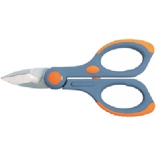 B 2183 5000 Forbici INOX BICOM. SPELACAVI per Elettricisti, Multicolore - ABC UTENSILI B21835000 product photo