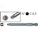 Inserti Bits Viti Combinate Pozidriv 1 Z1 73mm - ABC UTENSILI A15833601 product photo Photo 01 2XS