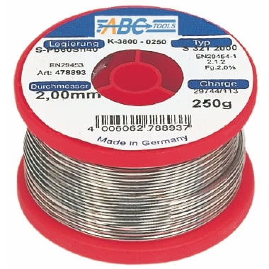 FILO DI STAGNO D.2MM 250GR. - ABC UTENSILI K38000250 product photo Photo 01 3XL