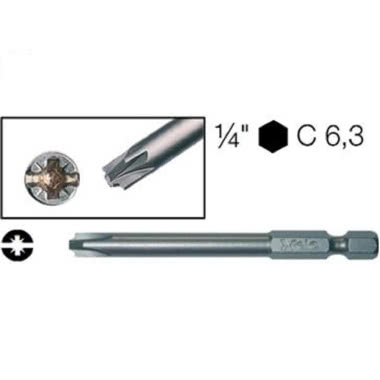 Inserti Bits Viti Combinate Pozidriv 1 Z1 73mm - ABC UTENSILI A15833601 product photo Photo 01 3XL