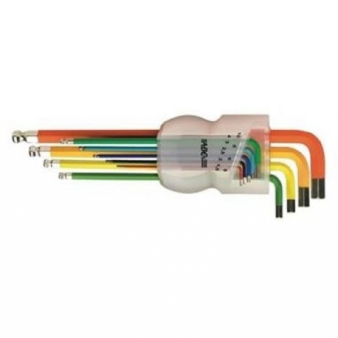 A 3109 7900 Serie di Chiavi Sferopoliedriche Maschio Esagonali, Multicolore - ABC UTENSILI A31097900 product photo Photo 01 3XL