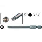 Inserti Bits Viti Combinate Pozidriv 1 Z1 73mm - ABC UTENSILI A15833601 product photo