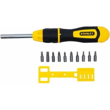 GIRAVITE A CRICCHETTO CON 10 INSERTI - STANLEY BLACK & DECKER 0-68-010 product photo