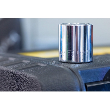 CRICCHETTO ATTACCO 1/4' + CHIAVI A BUSSOLA SET 11 PZ GRIGIO - STANLEY BLACK & DECKER STMT82666-0 product photo Photo 03 3XL