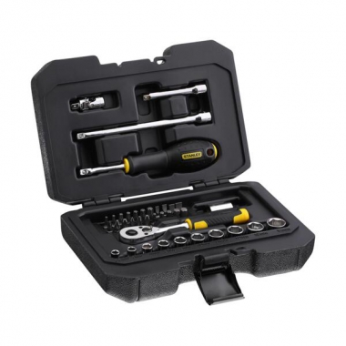 SET CHIAVI A BUSSOLA E INSERTI ATTACCO 1/4'  38 PEZZI - STANLEY BLACK & DECKER STMT82828-1 product photo Photo 01 3XL