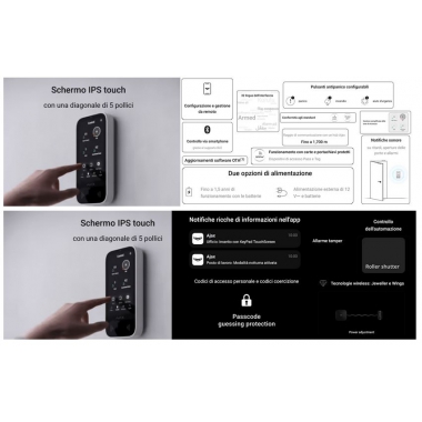KeyPad TouchScreen  ASP BLACK - AJAX 58454 product photo Photo 02 3XL