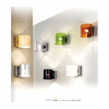 PLAFONIERA CYLINDER'S COLORE GIALLA G9 40W DIMENSIONI L9,5 X H8,5 X SP 12,5 CM - ANTEA LUCE 5934 product photo