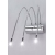 PLAFONIERA FLEX PARETE 1+1  CABLAGGIO E14 MAX - ANTEA LUCE 4554/1+1 product photo Photo 01 2XS