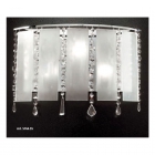 PLAFONIERA IKE APPLIQUE CRISTALLO PARETE G9 220V 3X40W DIMENSIONI L55 X H36 X SP 13 CM - ANTEA LUCE 5764.55 product photo