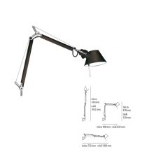 LAMPADA DIOSCURI PARETE SOFFITTO 48W G9 14 CM BIANCO DIFFUSORE OPALE IP65 - ARTEMIDE ITALIA 1039010A product photo