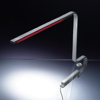 ONE LINE MORSETTO FLUO LAMPADA DA TAVOLO C/MORSETTO 11W - ARTEMIDE ITALIA 0978010A product photo Photo 01 3XL