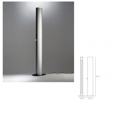 ECHOS TERRA GRIGIO METALLIZZ.VERNICIATO - ARTEMIDE ITALIA A017000 - ARTEMIDE ITALIA A017000 product photo Photo 01 3XL