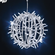 LUCE PALLA LUMINOSA DIAMETRO 50CM BIANCO FREDDO DECORAZIONE NATALE - ARTELETA BL50 product photo