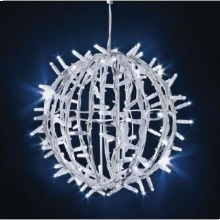 LUCE PALLA LUMINOSA DIAMETRO 50CM BIANCO CALDO DECORAZIONE NATALE - ARTELETA BL50/WW product photo
