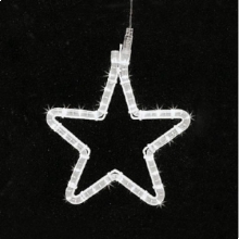 LUMINARIA FIGURA STELLA LED BIANCO FREDDO DECORAZIONE NATALE - ARTELETA FD/001/LED product photo