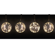 SET 4 SFERE D.10CM BIANCO CALDO - ARTELETA JGBT10/WW - ARTELETA JGBT10/WW - ARTELETA JGBT10/WW product photo