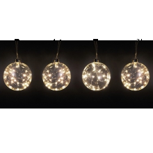 SET 4 SFERE D.13CM BIANCO CALDO - ARTELETA JGBT13/WW - ARTELETA JGBT13/WW product photo