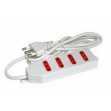 MULTIPRESA 4 PRESE 10/16A FLAT BIANCA RL/1114 ARTELETA - ARTELETA RL/1114 product photo