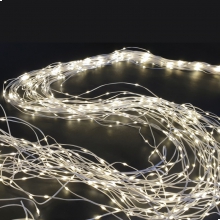 CASCATA DI LUCI 1220 LED IP44 BIANCO FREDDO DECORAZIONE NATALE - ARTELETA WS1220.W product photo