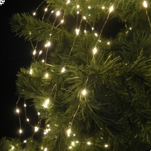 TENDA 300 LED 15 CADUTE BIANCO CALDO WISPLITE LED DECORAZIONE NATALE - ARTELETA WS300/WW product photo