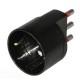 ADATTATORE SCHUKO 2P+T 16A 250V NERO - ARTELETA RL/9288/N product photo Photo 01 2XS