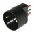 ADATTATORE SCHUKO 2P+T 10A 250V NERO - ARTELETA RL/9287/N product photo Photo 01 2XS