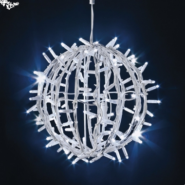 LUCE PALLA LUMINOSA DIAMETRO 50CM BIANCO FREDDO DECORAZIONE NATALE - ARTELETA BL50 product photo Photo 01 3XL
