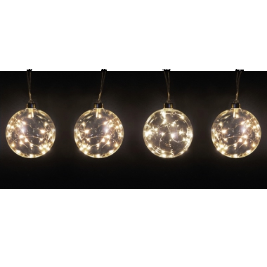 SET 4 SFERE D.10CM BIANCO CALDO - ARTELETA JGBT10/WW - ARTELETA JGBT10/WW - ARTELETA JGBT10/WW product photo Photo 01 3XL