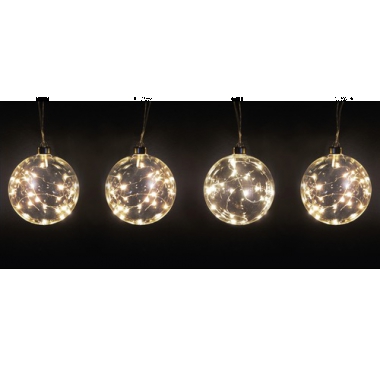 SET 4 SFERE D.13CM BIANCO CALDO - ARTELETA JGBT13/WW - ARTELETA JGBT13/WW product photo Photo 01 3XL