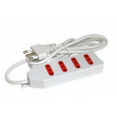 MULTIPRESA 4 PRESE 10/16A FLAT BIANCA RL/1114 ARTELETA - ARTELETA RL/1114 product photo Photo 01 3XL