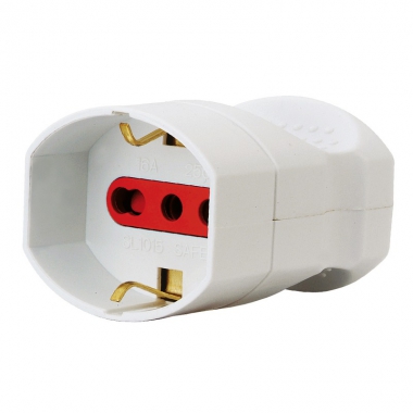 PRESA MOBILE UNIV.SCHUKO+BIP BIANCA - ARTELETA RL/9015/B product photo Photo 01 3XL