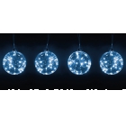 SET 4 SFERE DIA.10CM BIANCO FREDDO - ARTELETA JGBT10 product photo