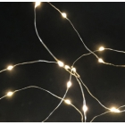 LUCI FILO DI RAME STAR LED SERIE 20 LED BIANCHI A BATTERIA COLORE CALDO DECORAZIONE NATALE - ARTELETA SL20/WW product photo