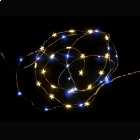 FILO DI RAME STAR LED SERIE 20 LED BIANCHI A BATTERIA COLORE CALDO - ARTELETA ST20/WW product photo