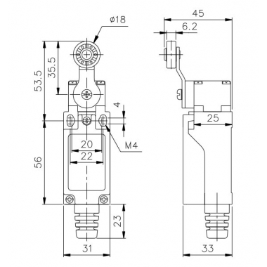INTERRUTTORE FINE CORSA - ASITA TZ9111 product photo Photo 04 3XL