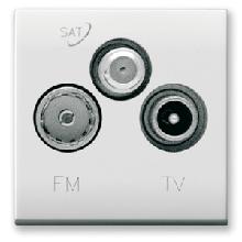 DOMUS TOUCH PRESA TV/SAT DIRETTA 3 USC.2M - AVE 441096/3PU - AVE 441096/3PU - AVE 441096/3PU product photo
