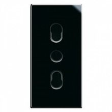 SISTEMA 44 PRESA BIPASSO 2P+T ARANCIONE S44 1 MODULO - AVE 442006/15TS product photo