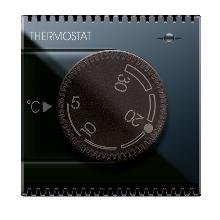 LIFE TOUCH TERMOSTATO ELET.MANOP.NA+NC NERO 2M - AVE 442085 - AVE 442085 - AVE 442085 product photo