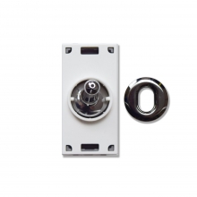 PULSANTE LEVETTA CROMO 1P NA 10A 1M - AVE 444005CR - AVE 444005CR product photo