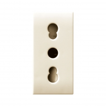 CLASS PRESA BIPASSO 2P+T 10/16A  1M - AVE 449006/15TS - AVE 449006/15TS product photo