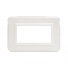 SISTEMA 44 PLACCA PERSONAL44 BIANCO RAL9010 4M 44P04B - AVE 44P04B product photo