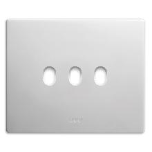 Placca New Style, S44 colore bianco - 3 comando  - 3 Mod. - AVE 44PCN03B product photo
