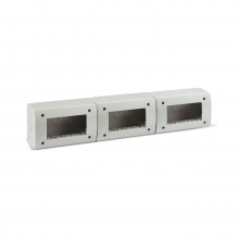 CONTENITORE RAL7035 IP40 12(4+4+4)M SISTEMA44 - AVE 44Q12 product photo