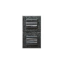 DOPPIO PULSANTE NA 1P 16A NOIR - AVE 45355 product photo