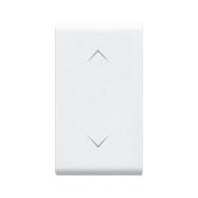 Commutatore Banquise S45 colore RAL 9016, a tre posizioni con frecce, 1P 10AX - 1 Mod. - AVE 45B51 product photo