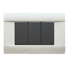 PLACCA SABBIATA RAL45 IN TECNOPOLIMERO 3M.GRIGIO RAL7035 - AVE 45P03R product photo