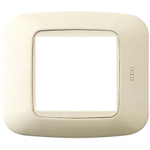PLACCA YES45 TECNOPOLIMERO 2 MODULI BIANCO PANNA - AVE 45P22BP product photo