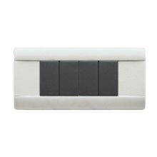 RAL45 PLACCA TECNOP.6MOD.GRIGIO RAL - AVE 45P06R product photo