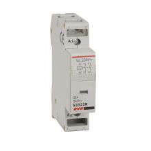 CONTATTORE 2P 25A 2NA T.B. 230V  1M - AVE 53322N product photo